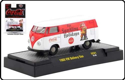 Castline M2 Diecast Model Car VW Volkswagen Kombi Panelvan 1960 `Coca Cola` 1/64 scale new in pack