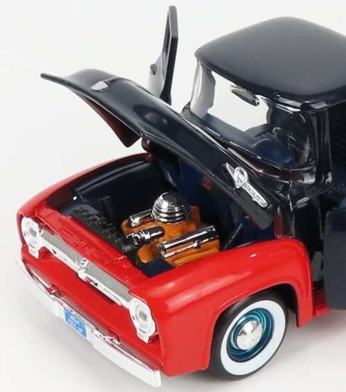 Motormax Motor Max Diecast Model Car 79647 Ford F 100 F100 Pickup 1956 "Gulf" 1/24 scale new in pack