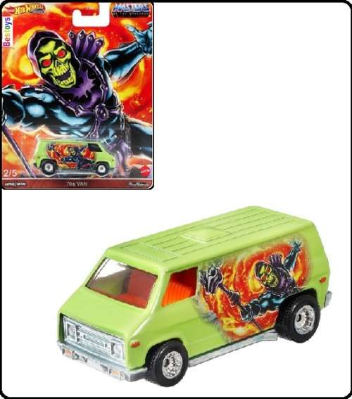 Hotwheels Hot Wheels Diecast Model Car Pop Culture Masters of the Universe 70`s Van 1/64 scale new
