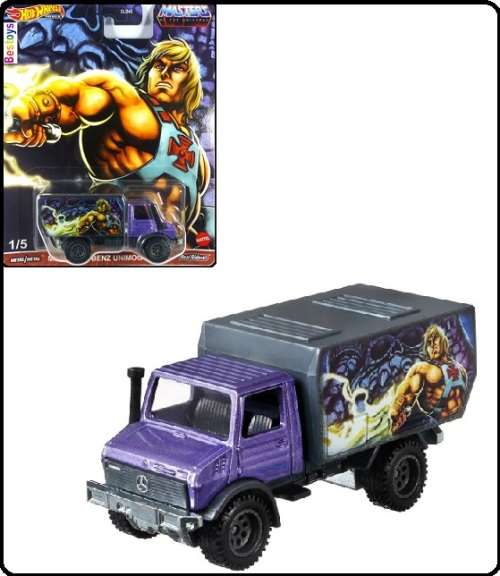 Hotwheels Hot Wheels Diecast Model Car Pop Culture Masters of the Universe Mercedes Menz Unimog U 13