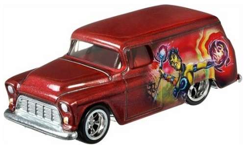 Hotwheels Hot Wheels Diecast Model Car Pop Culture Set Masters Of The Universe VW Kombi Chevy Merced