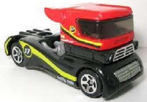 Hotwheels Hot Wheels Diecast Model Car First Ed 1998 No 914 Semi Fast Truck No 17 +- 1/87 HO railway