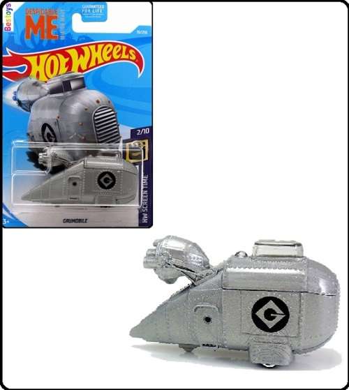 Hotwheels Hot Wheels Diecast Model Car 2019 70 / 250 Grumobile Despicable Me TV Movie Film Screentim