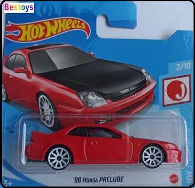 Hotwheels Hot Wheels Diecast Model Car 2021 125 / 250 Honda Prelude 1998 J Imports 1/64 scale new