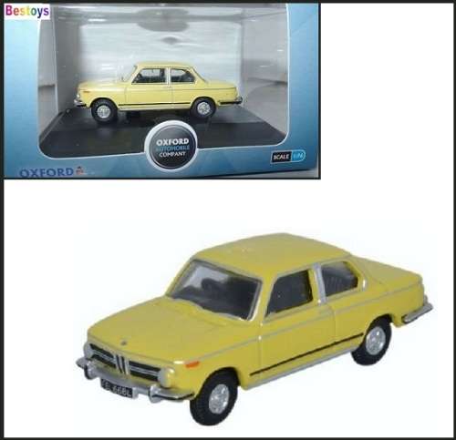 Oxford Diecast Model Car BM02002 BMW 2002 1/76 OO railway scale new in pack