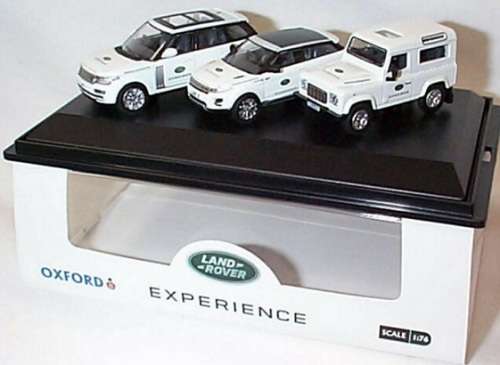 Oxford Diecast Model Car SET59 Land Rover Experience Land Rover Range Rover 1/76 OO Railway scale