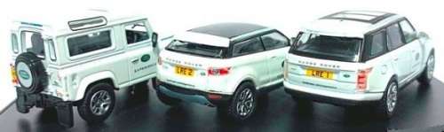 Oxford Diecast Model Car SET59 Land Rover Experience Land Rover Range Rover 1/76 OO Railway scale