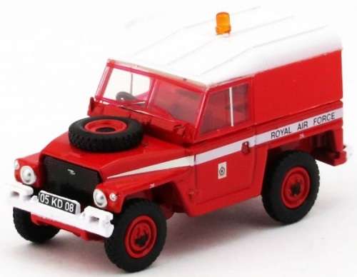 Oxford Diecast Model Car LRL003 Land Rover 1/2 ton Lightweight RAF Red Arrows Military 1/76 OO rail