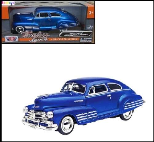 Motormax Motor Max Diecast Model Car 73200 Chevy Chevrolet Aerosedan Fleetline 1948 1/24 scale new