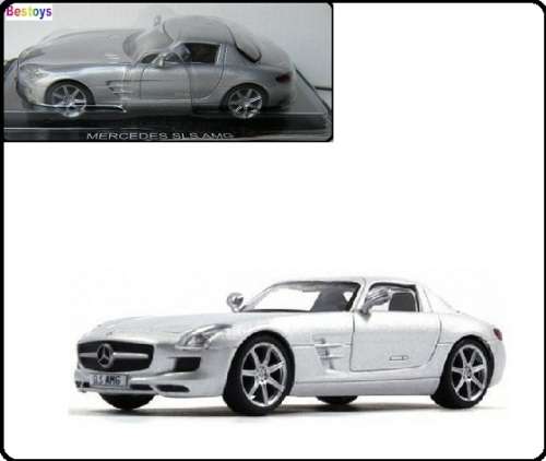 Supercars Diecast Model Car Collection Mercedes Benz SLS AMG 1/43 scale new in pack
