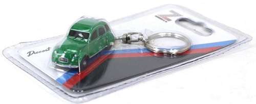 Z Models Diecast Model Car Citroen 2 CV 2CV on Keyring Keychain new in pack