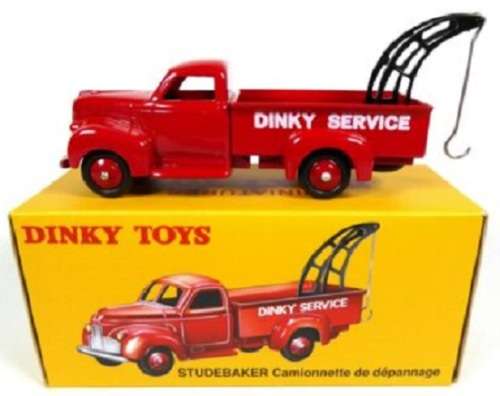 Atlas Norev Mattel Diecast Model Car Dinky Collection Studebaker Tow Truck "Dinky Service" No 25 R