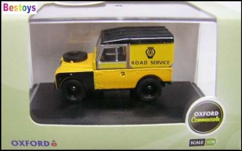 Oxford Diecast Model Car LAN188019 Land Rover Series I 1 88" inch "AA" 1/76 OO railway scale new