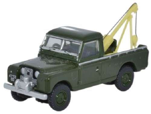 Oxford Diecast Model Car LAN2009 Land Rover Series II 2 Tow Truck Recovery 1/76 OO railway scale new