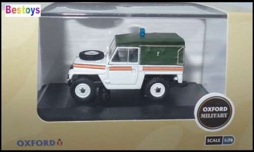 Oxford Diecast Model Car LRL010 Land Rover 1/2 ton Lightweight RAF Police Akrotiri Military 1/76 OO