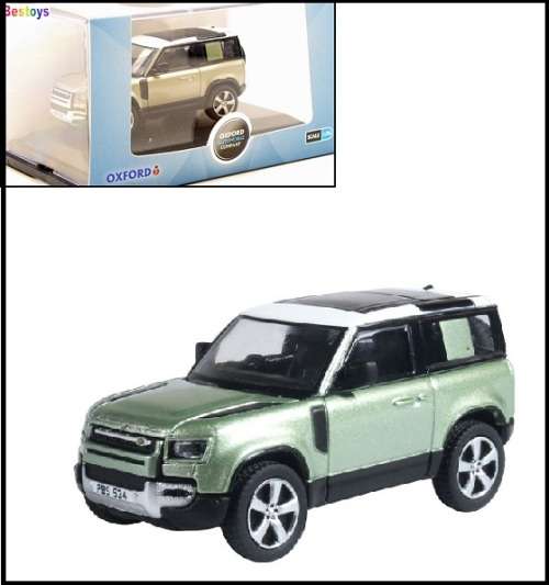 Oxford Diecast Model Car ND90001 Land Rover Defender 90 New 1/76 OO railway scale new in pack