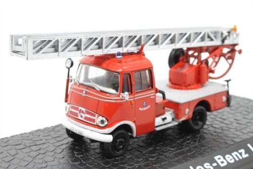 Diecast Model Fire Engine Truck Collection Mercedes Benz L 319 L319 Extending Ladder 1/72 OO railway