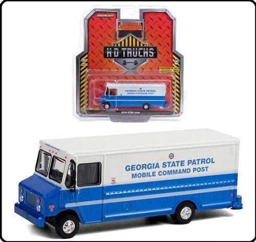 Greenlight Diecast Model Truck Step Van 2019 `Georgia State Patrol` Mobile Command Post 1/64 scale