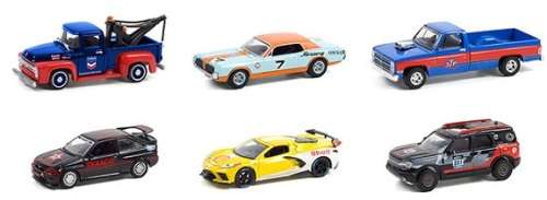 Greenlight Diecast Model Car Running on Empty Mercury Cougar XR 7 XR7 Trans Am Racer 1967 No 7 "Gulf