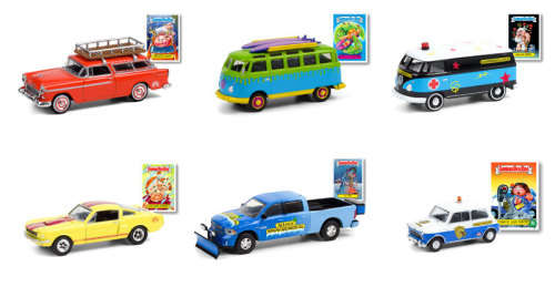 Greenlight Diecast Model Car Garbage Pail Kids Chevy Chevrolet Nomad 1955 Bruce Moose 1/64 scale new