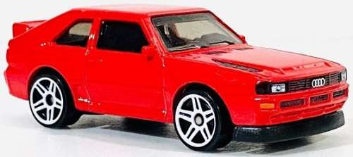 Hotwheels Hot Wheels Diecast Model Car 2020 145 / 250 Audi Sport Quattro 1984 1/64 scale new in pack