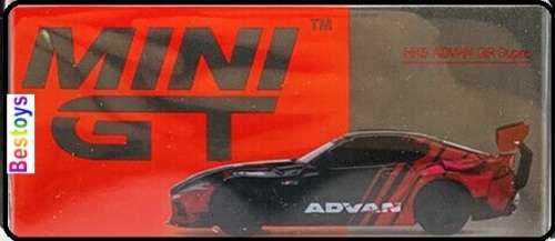 TSM Mini GT Diecast Model Car No 206 Toyota GR Supra Hong Kong Auto Show "Advan" 1/64 scale new