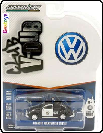 Greenlight Diecast Model Car VDub Series VW Volkswagen Beetle Veracruz Mexico Police 1/64 scale new