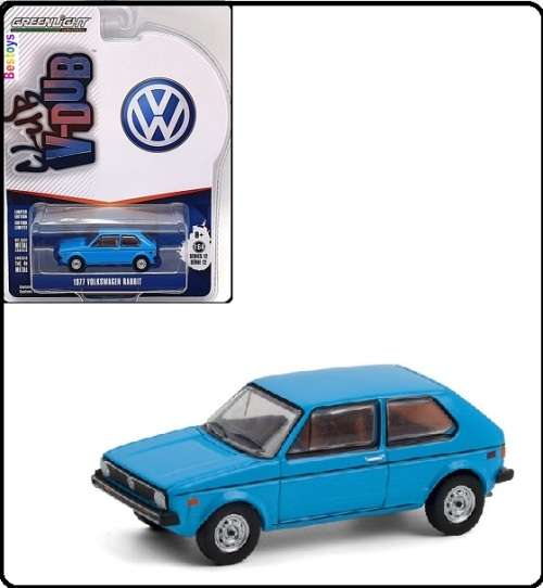 Greenlight Diecast Model Car VDub Series VW Volkswagen Rabbit Golf 1977 1/64 scale new in pack