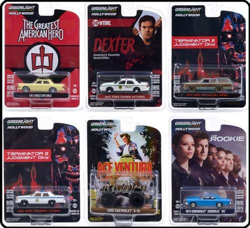 Greenlight Diecast Model Car Hollywood Chevy Chevrolet Chevelle SS 1971 Rookie TV 1/64 scale new