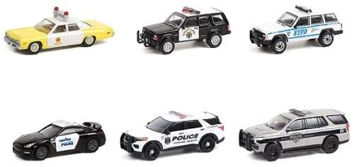 Greenlight Diecast Model Car Hot Pursuit Police Dodge Monaco 1974 Las Vegas Nevada Metropolitan 1/64