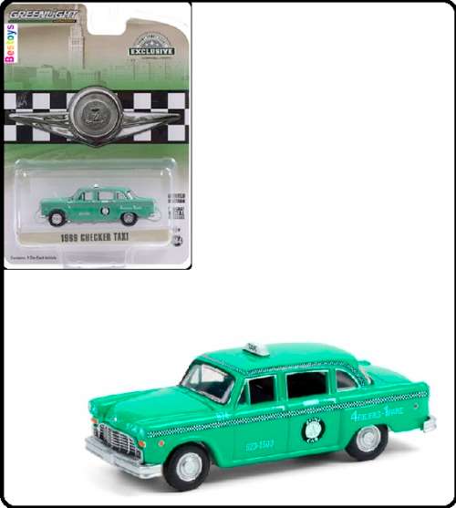 Greenlight Diecast Model Car Exclusive Checker Taxi  Marathon A 11 A11 1969 Staten Island New York