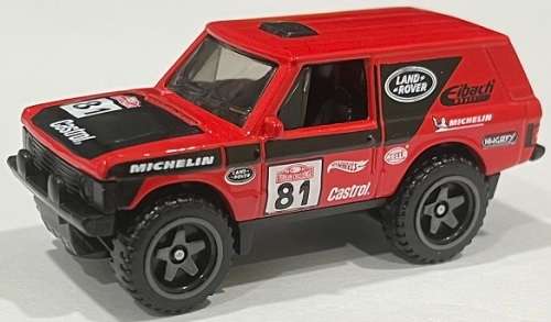 Hotwheels Hot Wheels Diecast Model Car 2021 245 / 250 Range Rover Classic No 81 Hot Trucks 1/64 scal