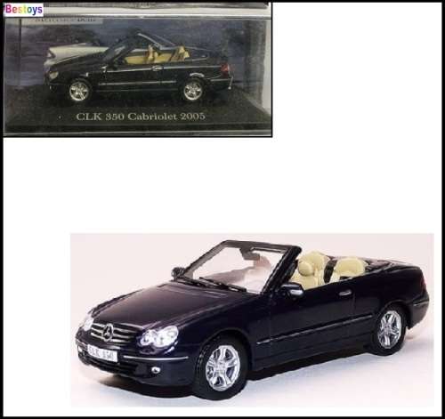 Mercedes Benz Diecast Model Car Collection Mercedes Benz CLK 350 CLK350 Cabrio 2005 1/43 scale new