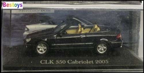 Mercedes Benz Diecast Model Car Collection Mercedes Benz CLK 350 CLK350 Cabrio 2005 1/43 scale new