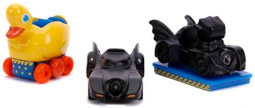 JADA Diecast Model Car Nano Set Batman Batmobile Penguin Duck Penguin Ride Movie Film TV