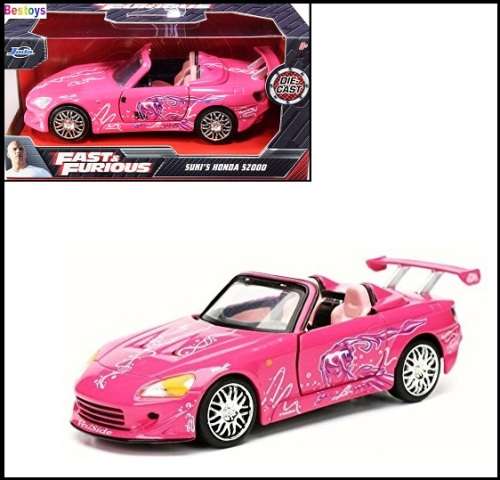 JADA Diecast Model Car Honda S2000 S 2000 Suki Fast & Furious Movie Film TV 1/32 scale new in pack