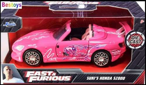 JADA Diecast Model Car Honda S2000 S 2000 Suki Fast & Furious Movie Film TV 1/32 scale new in pack