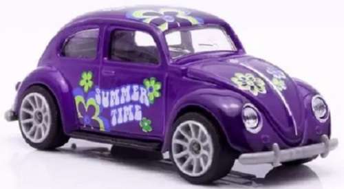 Majorette Diecast Model Car Vintage Deluxe VW Volkswagen Beetle "Summer Time" 1/64 scale new in pack