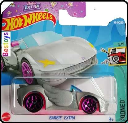 Hotwheels Hot Wheels Diecast Model Car 2022 134 / 250 Barbie Extra Tooned new in pack