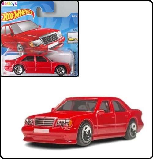 Hotwheels Hot Wheels Diecast Model Car 2022 86 / 250 Mercedes Benz 500 E 1/64 scale new in pack