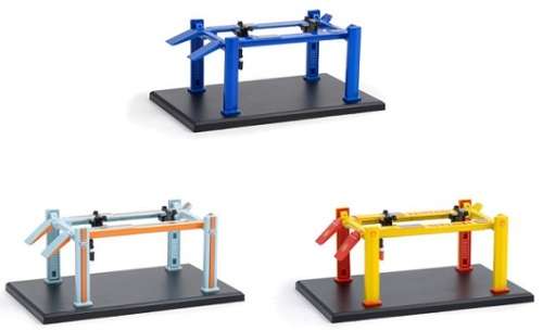 Greenlight Diecast Model Accessory Diorama Garage Workshop Four Post Lift "Shell" 1/64 scale new