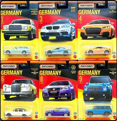 Matchbox Diecast Model Car Germany series Mercedes Benz 220 SE 220SE 1962 No 62 1/64 scale new