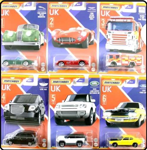 Matchbox Diecast Model Car UK series Land Rover Defender 90 2020 new in pack