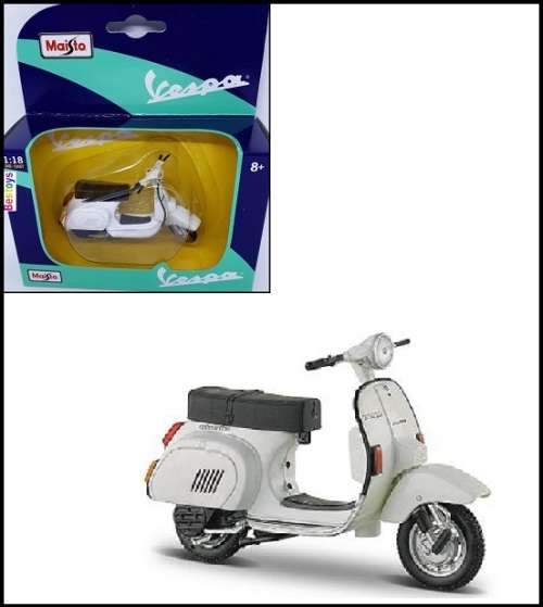 Maisto Diecast Model Scooter Vespa 125 Automatic 1984 1/18 scale new in pack