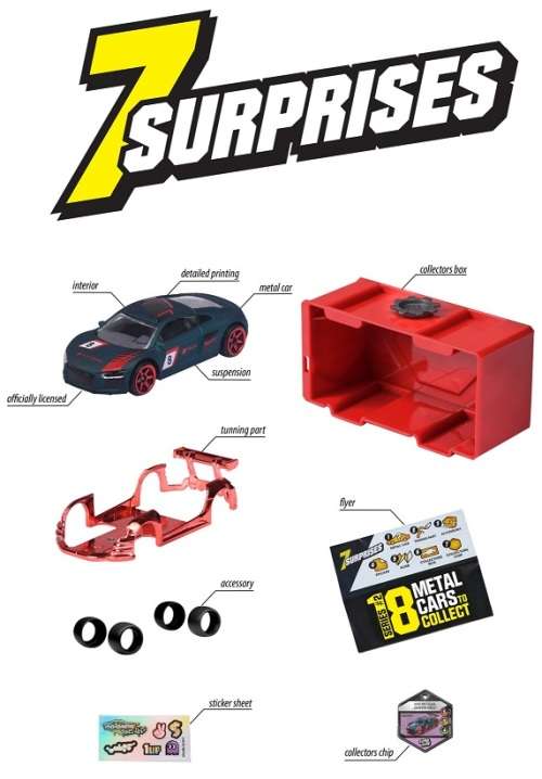 Majorette Diecast Model Car Tune Ups Lamborghini Urus + body kit + decals 1/64 scale new in pack