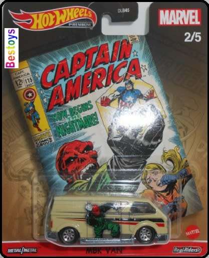 Hotwheels Hot Wheels Diecast Model Car Pop Culture Marvel Comics Set VW Land Rover MBK Hiway Combat