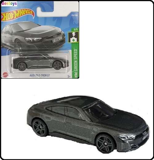 Hotwheels Hot Wheels Diecast Model Car 2022 176 / 250  Audi RS E Tron GT Green Speed 1/64 scale new