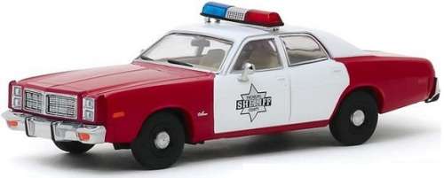 Greenlight Diecast Model Car Exclusive Dodge Monaco 1977 `Finchburg County Sheriff` 1/64 scale new