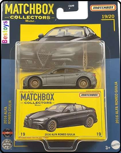 Matchbox Diecast Model Car 2021 Collectors Alfa Romeo Giulia 2016 1/64 scale new in pack
