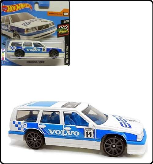 Hotwheels Hot Wheels Diecast Model Car 2020 57 / 250 Volvo 850 Estate Stationwagon No 14 Race Day